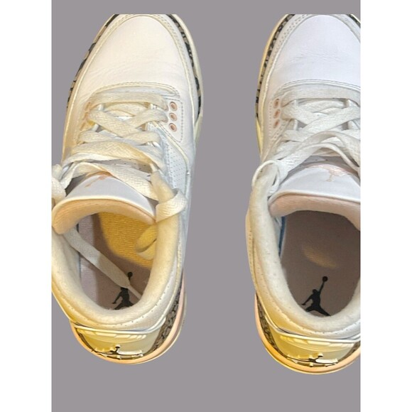 Women’s Size 6 Air Jordan 3 Retro Dark Mocha Sneakers Shoes OG Box - Picture 4 of 10